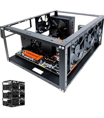 Streacom BC1 V2 Open Benchtable Black XL ATX Case : Amazon.com.au
